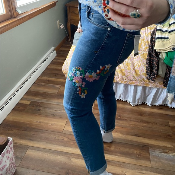 Anthropologie Pilcro & the Letterpress Embroidered Jeans - Picture 7 of 8